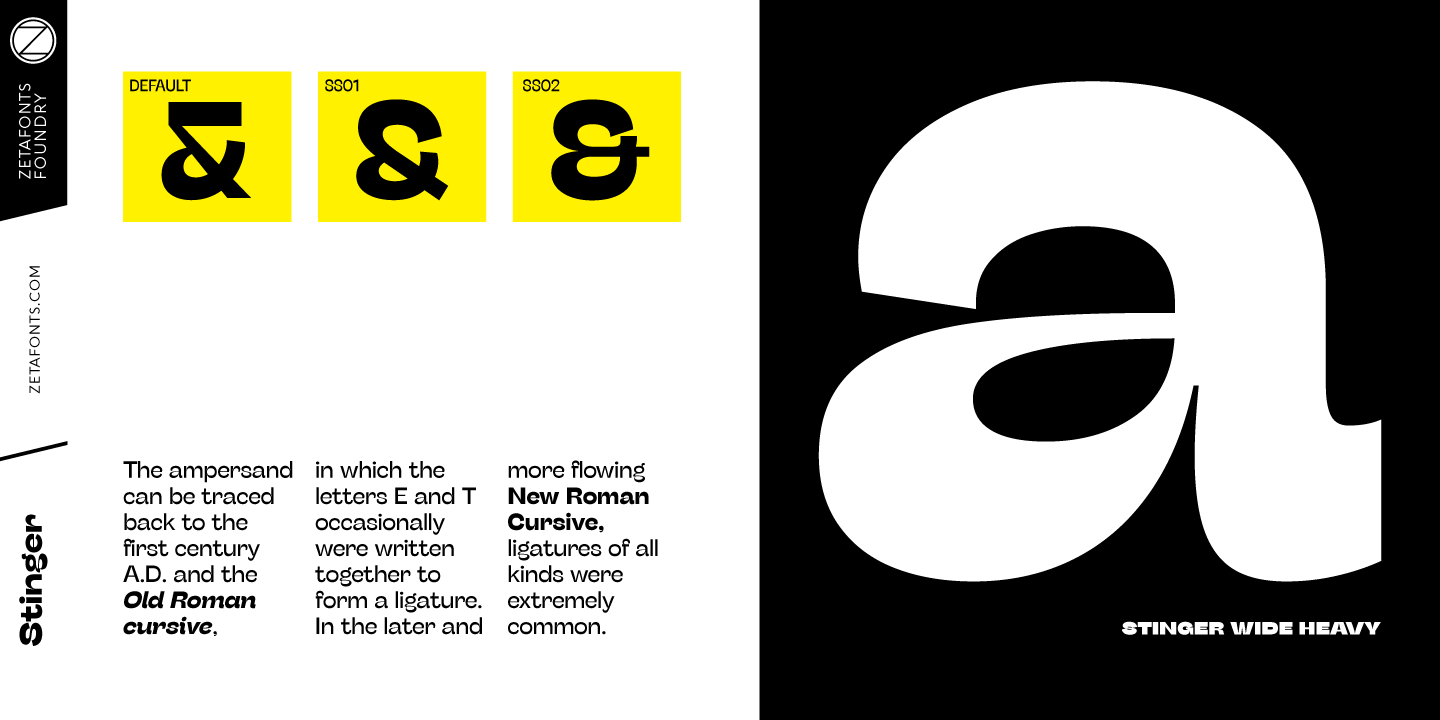 Example font Stinger #8
